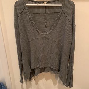 XS Free people sunset thermal Green